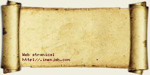 Jordanka Perčević vizit kartica